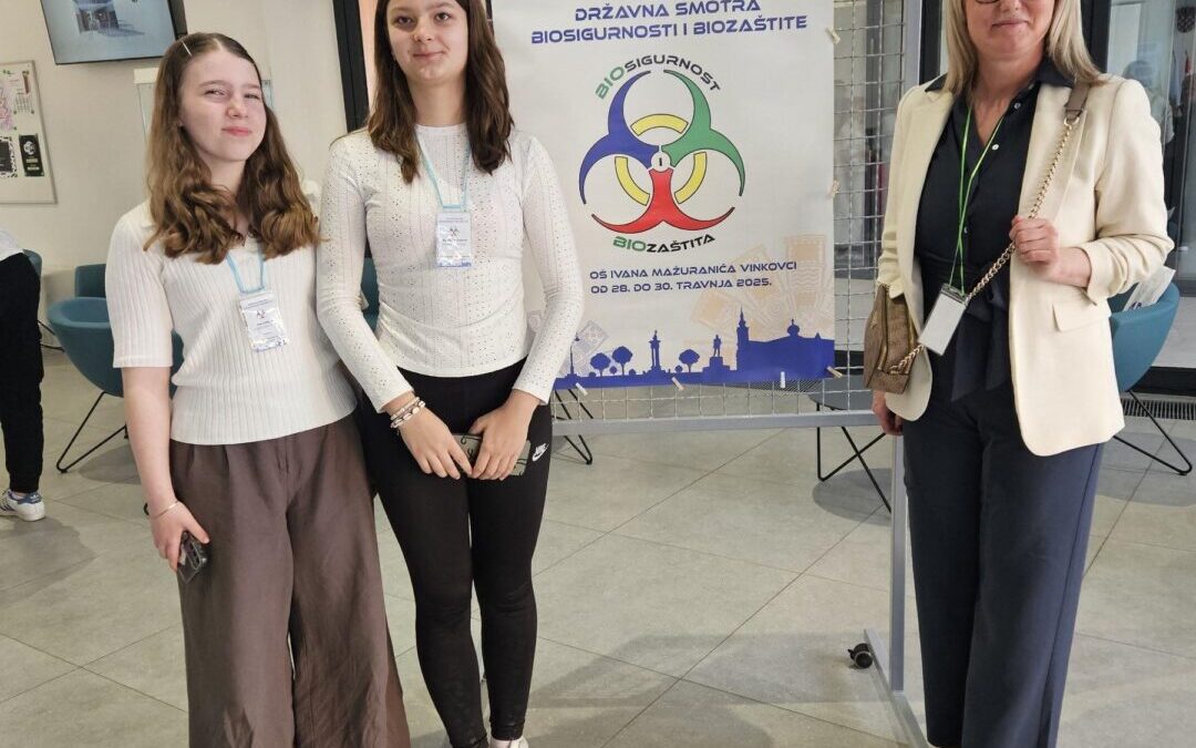 Rad učenika Biosigurnosti i biozaštite plasiran na MEĐUNARODNU RAZINU NATJECANJA