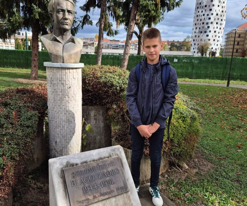 Učenik naše škole Šimun Odobašić iz 6.a sudjelovao u Zagrebu u Hrvatskom saboru