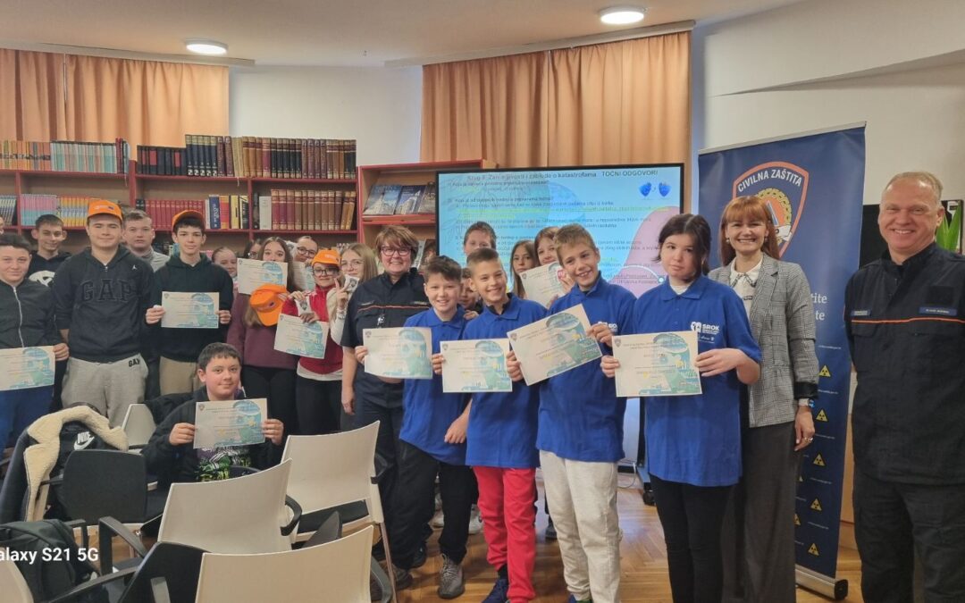 13.listopad MEĐUNARODNI DAN SMANJENJA RIZIKA OD KATASTROFA OBILJEŽEN U OŠ „DOBRIŠA CESARIĆ“ POŽEGA