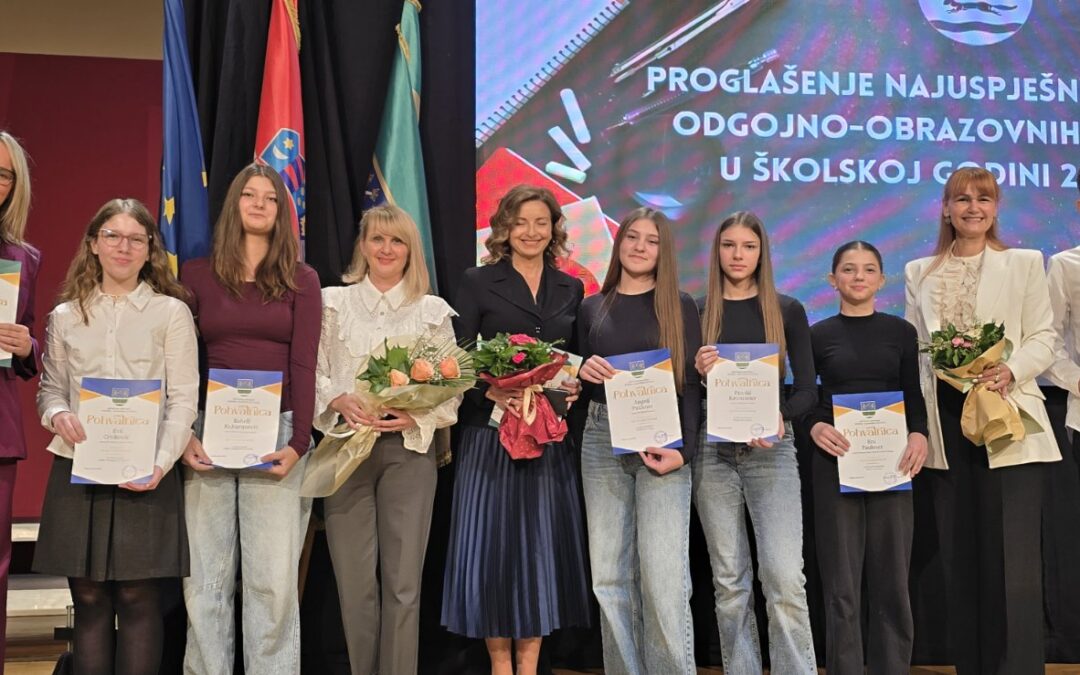 Svečani prijem povodom proglašenja najuspješnijih učenika i odgojno-obrazovnih djelatnika u školskoj godini 2024./2025.