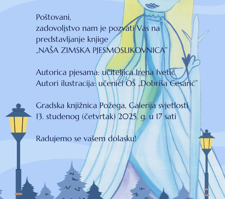 Pozivnica na promociju “Naše zimske pjesmoslikovnice”