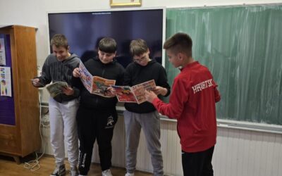 Glavne urednice Modre laste u posjetu školi i Gradskoj knjižnici Požega