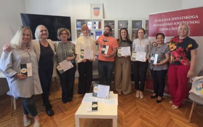 Profesorica Sandra Halt Ćuže pohvaljena za literarni rad