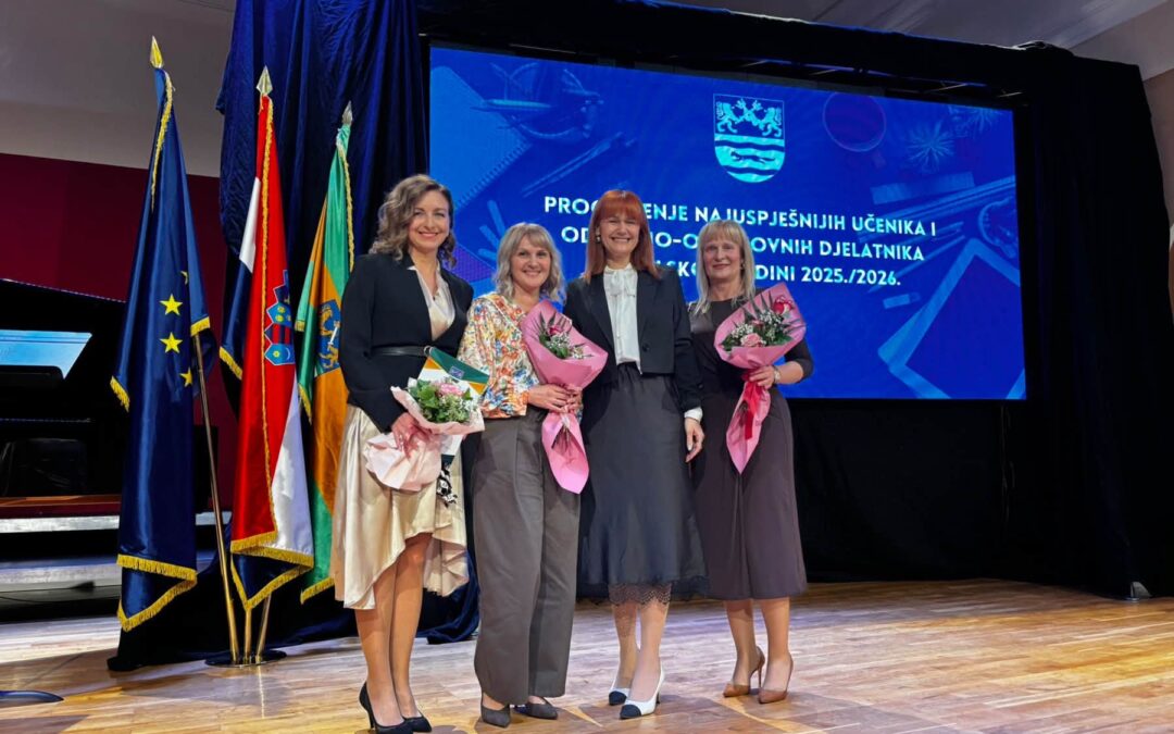 Požeško-slavonska županija nagradila naše učenike i djelatnike