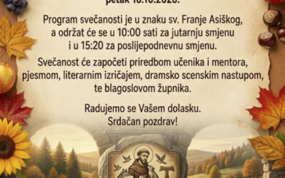 Pozivnica na svečanost obilježavanja Dana kruha -zahvalnosti za plodove Zemlje